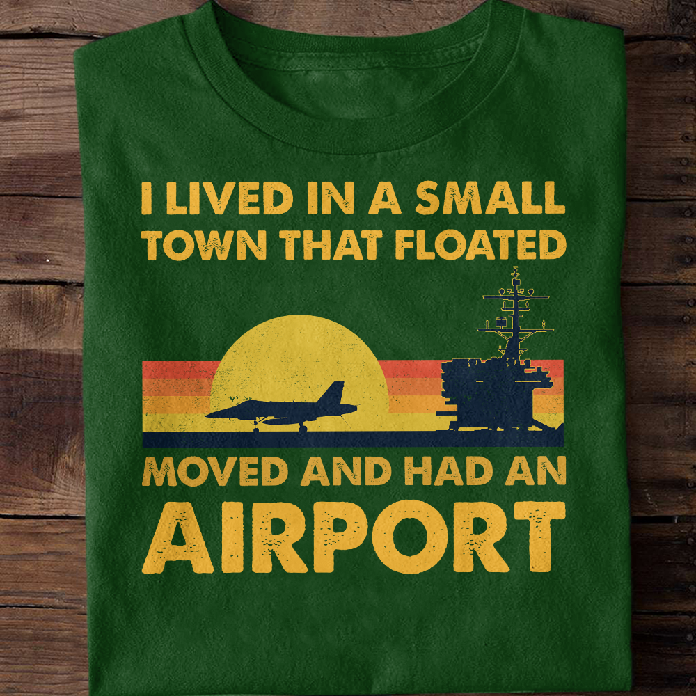 A Small Town That Floated - Navy Dad Classic T-Shirt