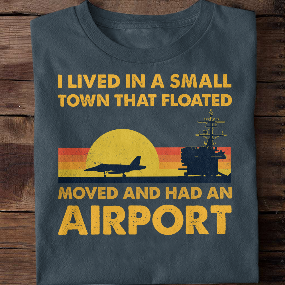 A Small Town That Floated - Navy Dad Classic T-Shirt