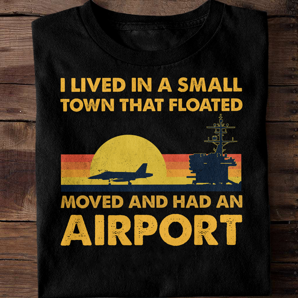 A Small Town That Floated - Navy Dad Classic T-Shirt