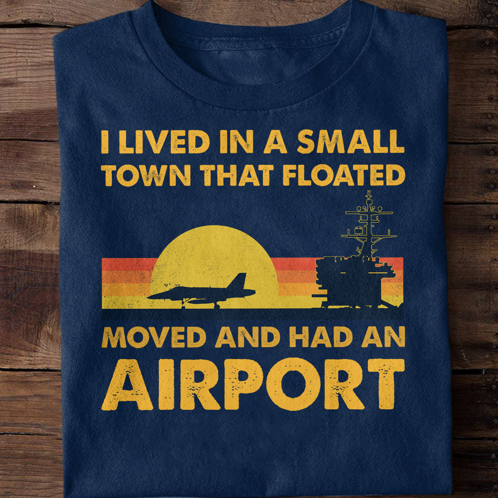 A Small Town That Floated - Navy Dad Classic T-Shirt