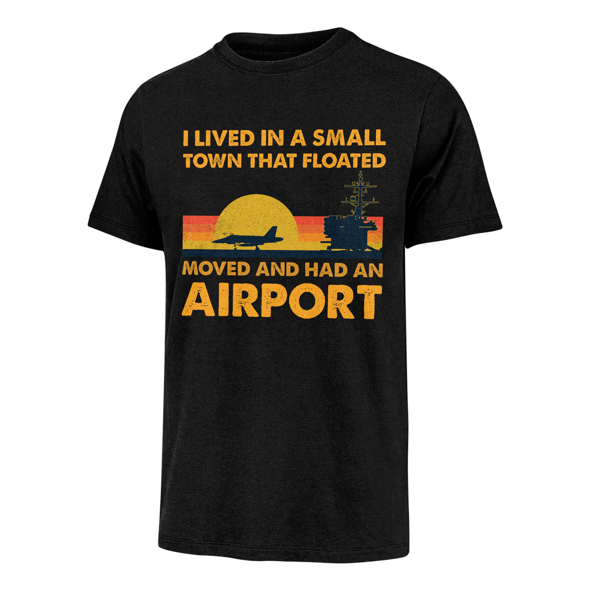 A Small Town That Floated - Navy Classic T-Shirt