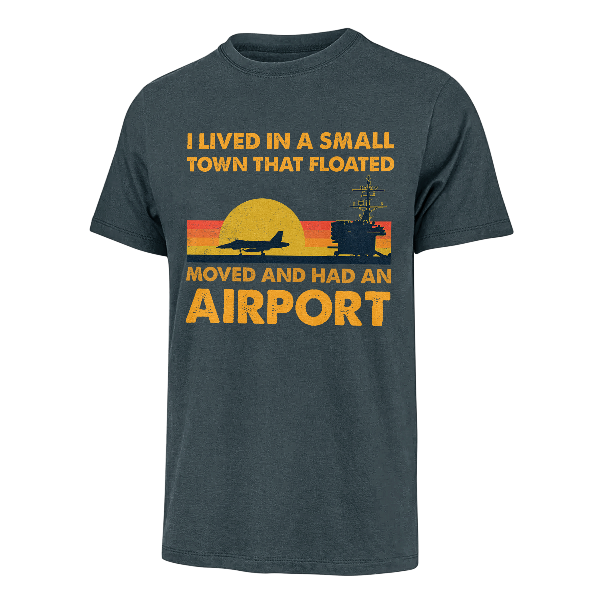 A Small Town That Floated - Navy Classic T-Shirt