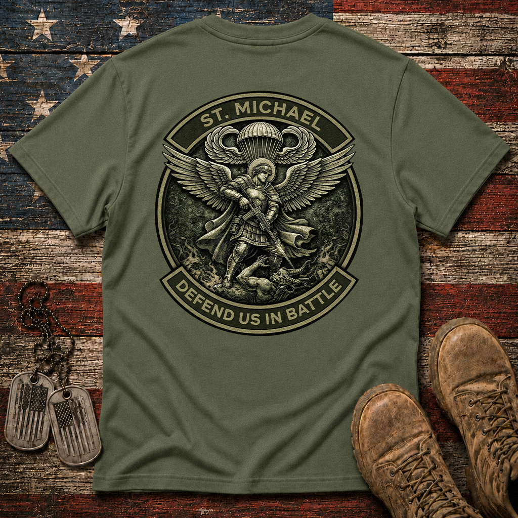 Airborne St Michael Patron Classic Tee