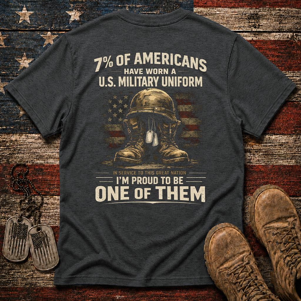 7% Of Americans U.S. Military Classic Tee