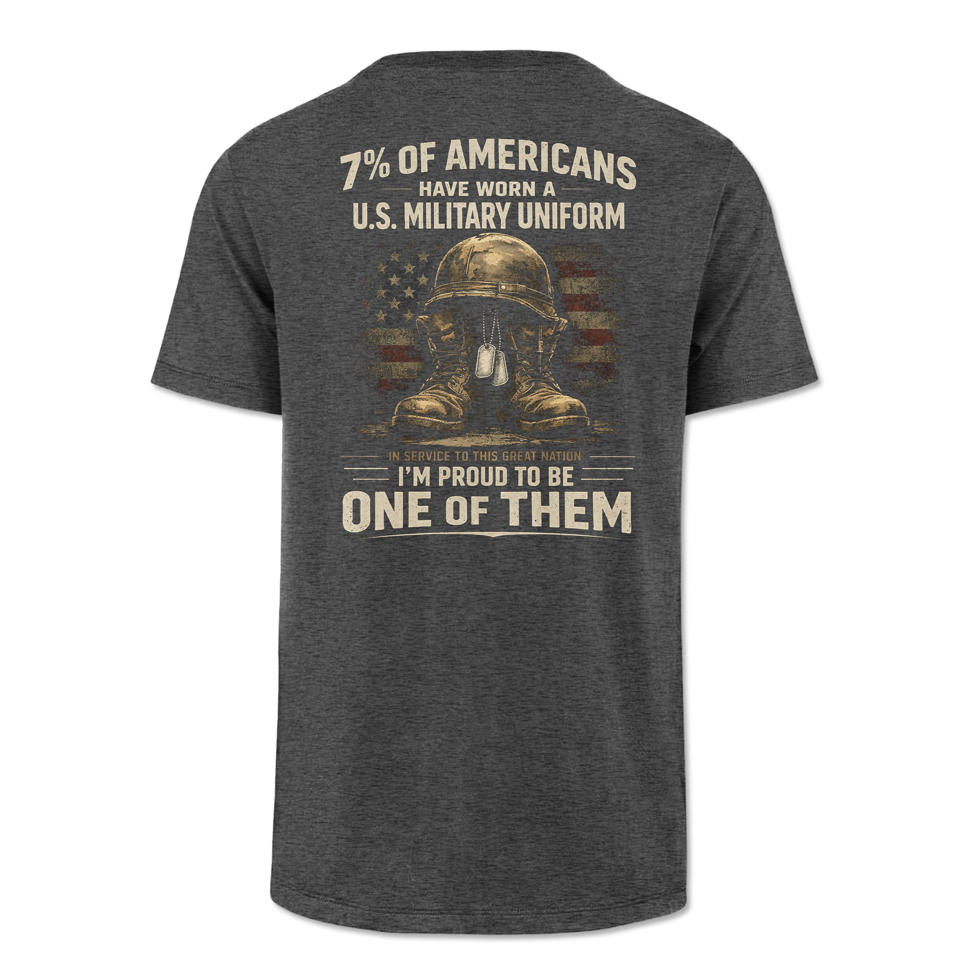 7% Of Americans U.S. Military Classic Tee