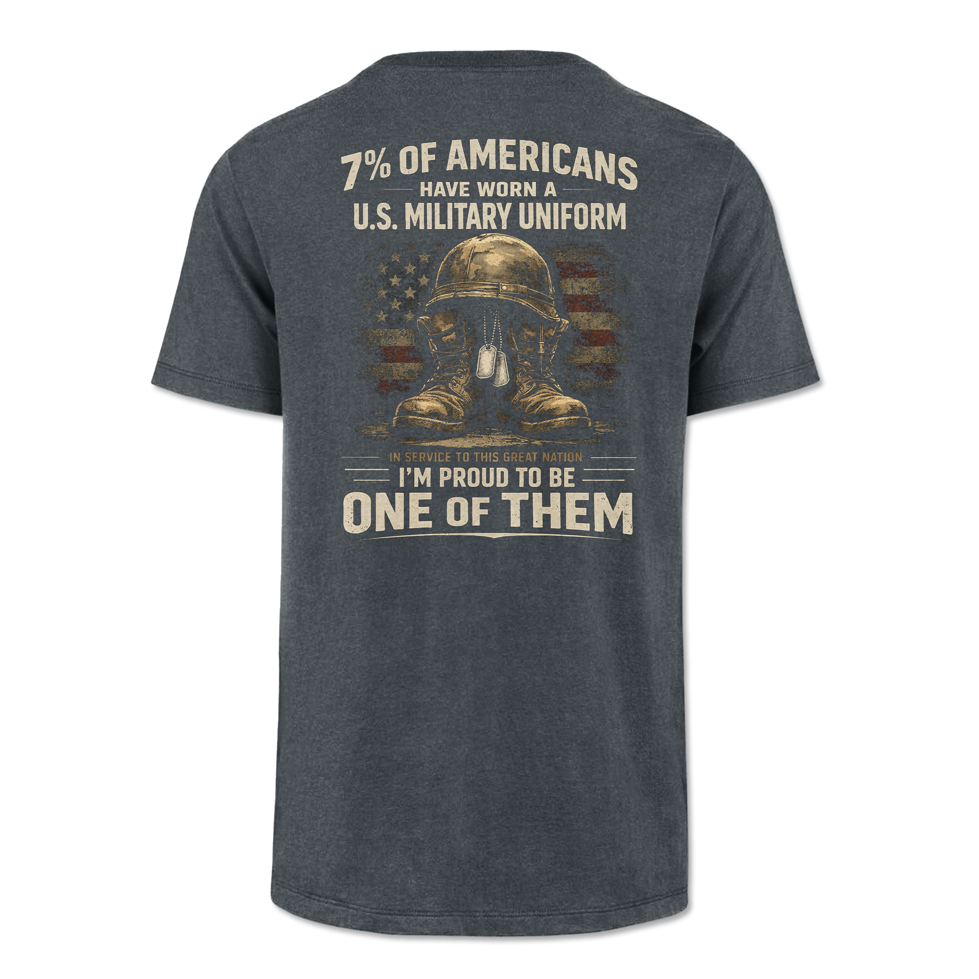 7% Of Americans U.S. Military Classic Tee