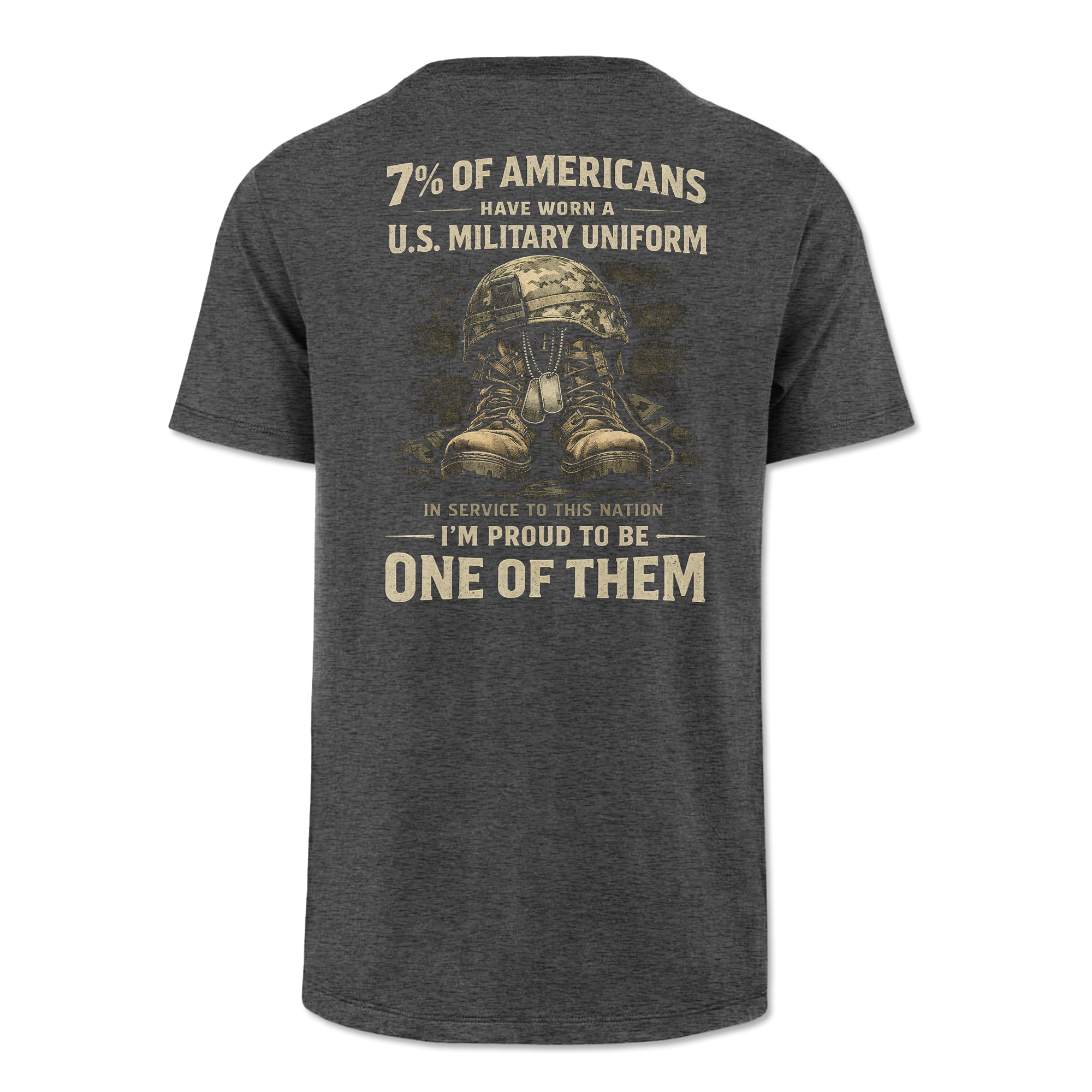 7% Of Americans U.S. Military Classic Tee