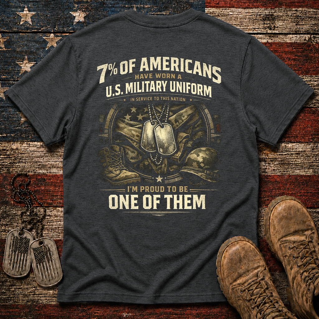 7% Of Americans U.S. Military Classic Tee