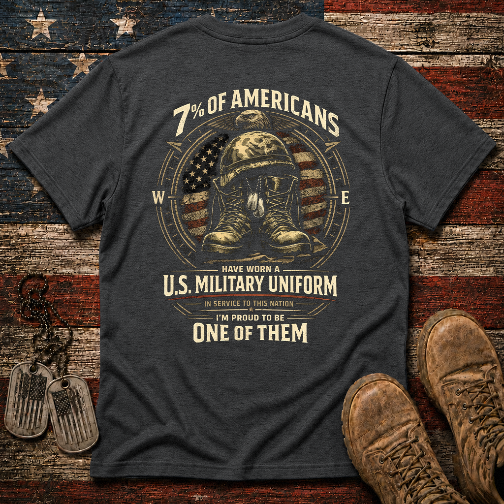 7% Of Americans U.S. Military Classic Tee