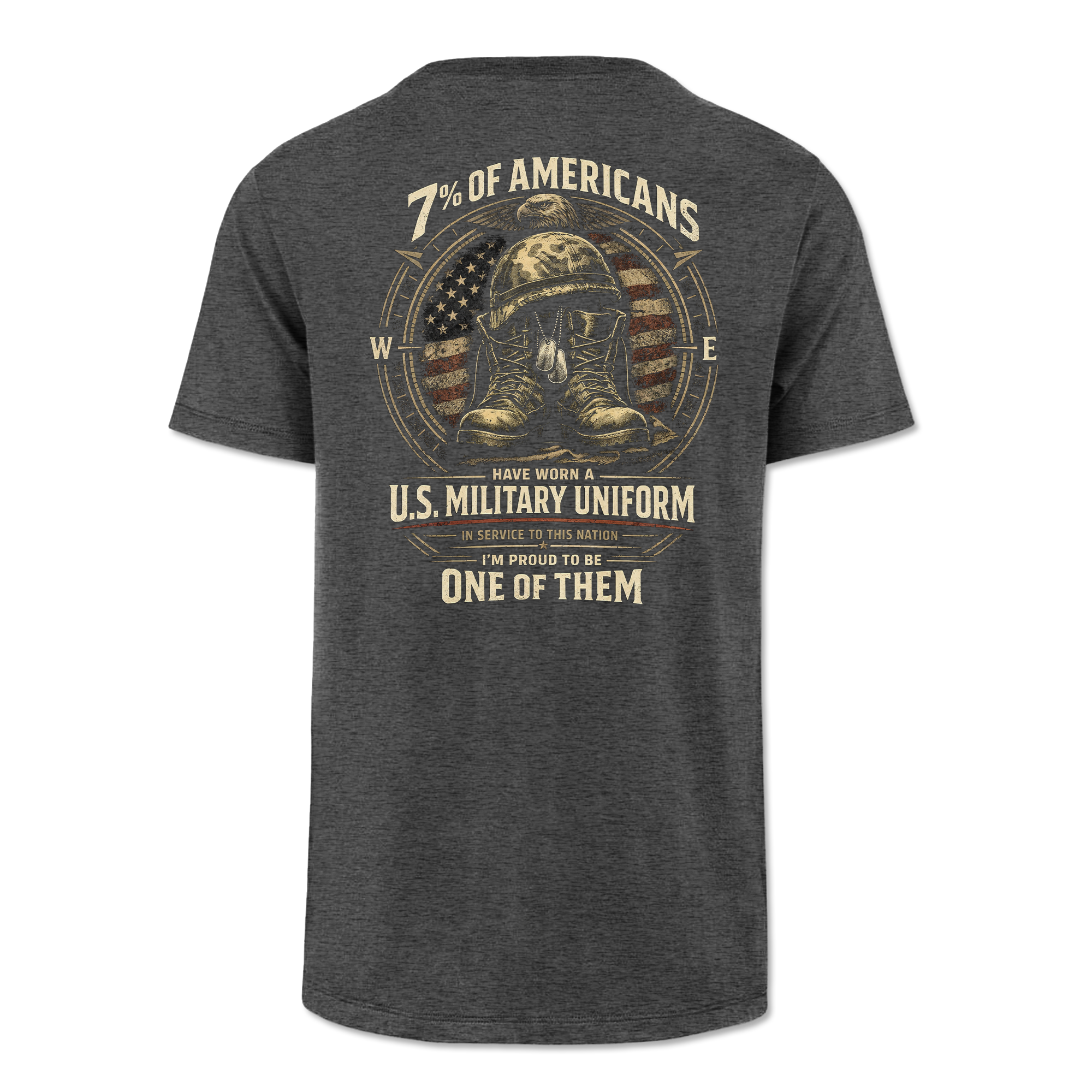 7% Of Americans U.S. Military Classic Tee