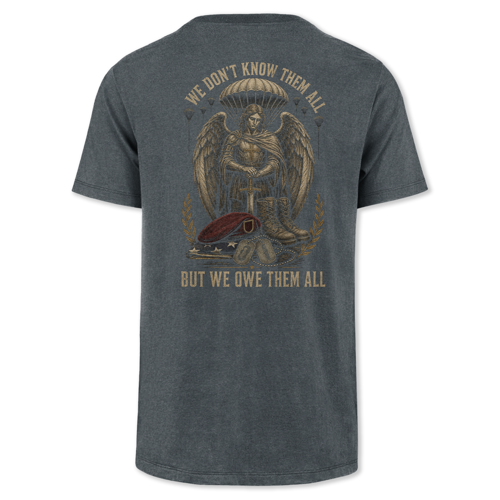 We Don't Know Them All Airborne Saint Michael Classic Tee