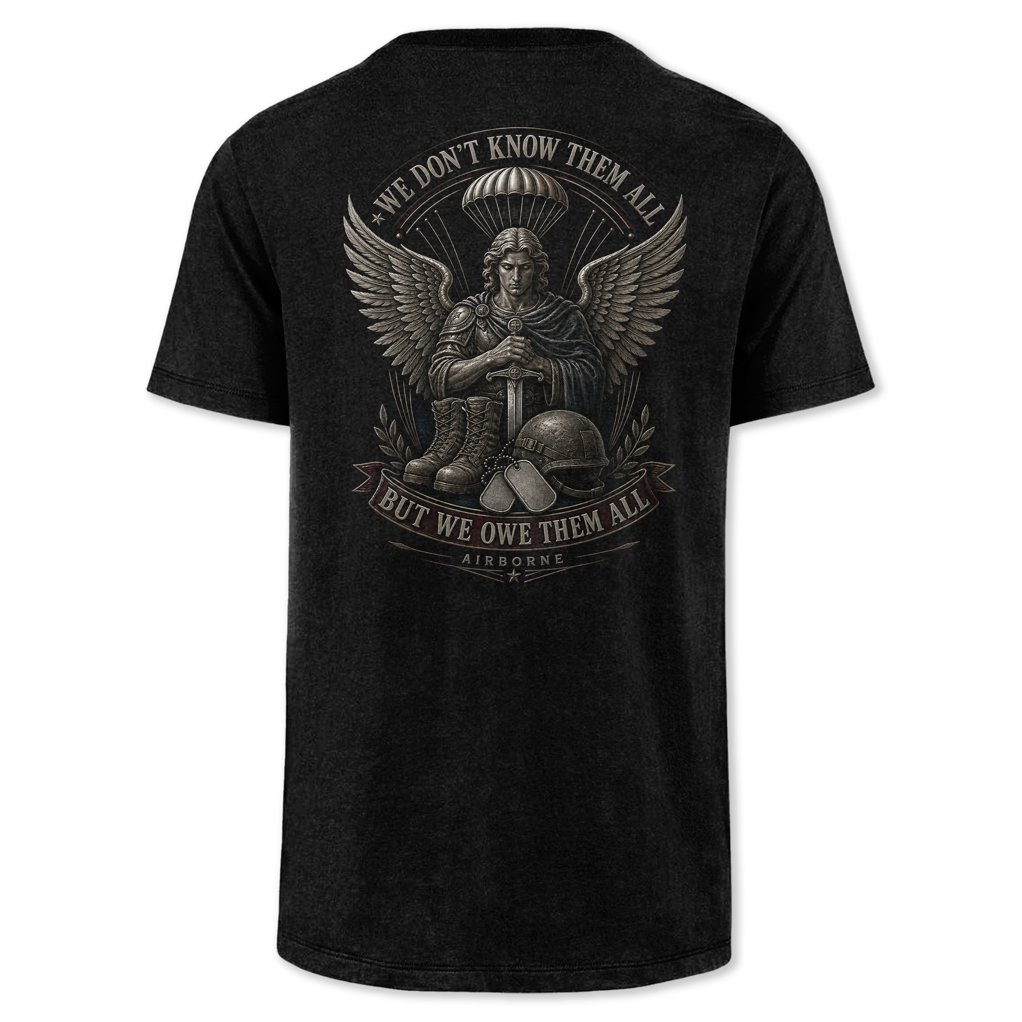 We Don't Know Them All Airborne Saint Michael Classic Tee