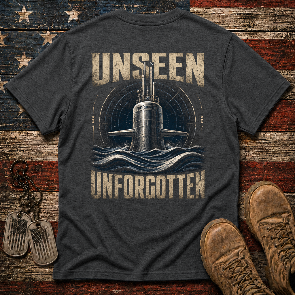 Unseen Unforgotten Navy Submarine Classic Tee