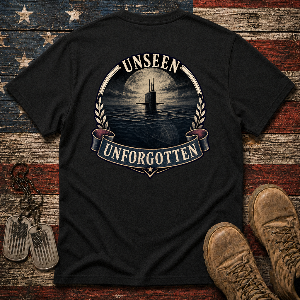 Unseen Unforgotten Navy Submarine Classic Tee