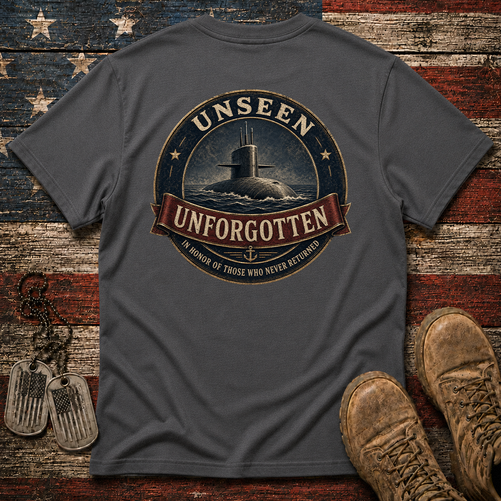 Unseen Unforgotten Navy Submarine Classic Tee