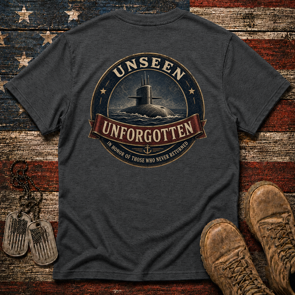 Unseen Unforgotten Navy Submarine Classic Tee