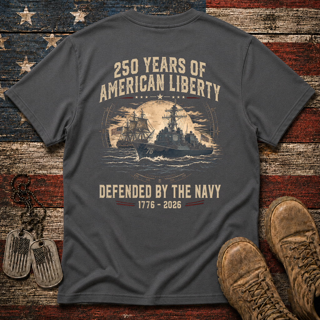 250 Years Of American Liberty The Navy Classic Tee