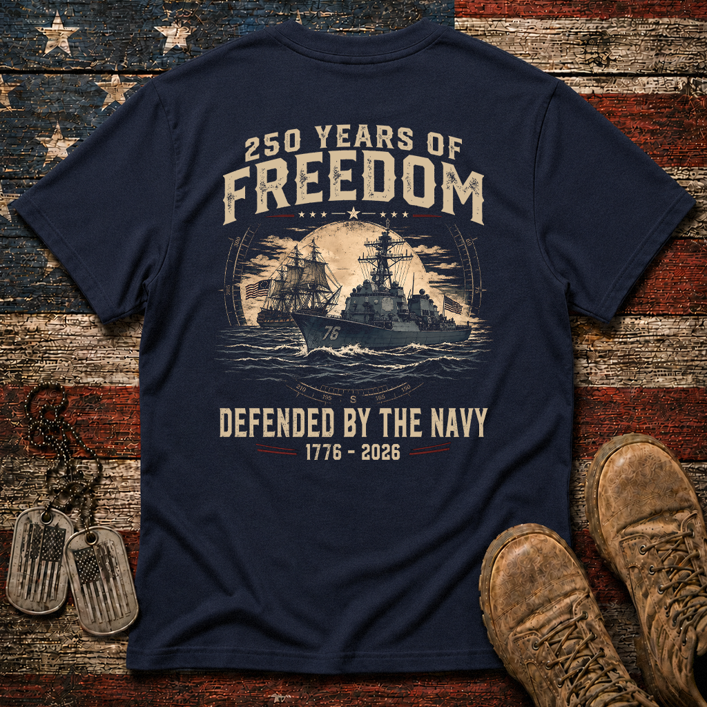 250 Years Of Freedom The Navy Classic Tee