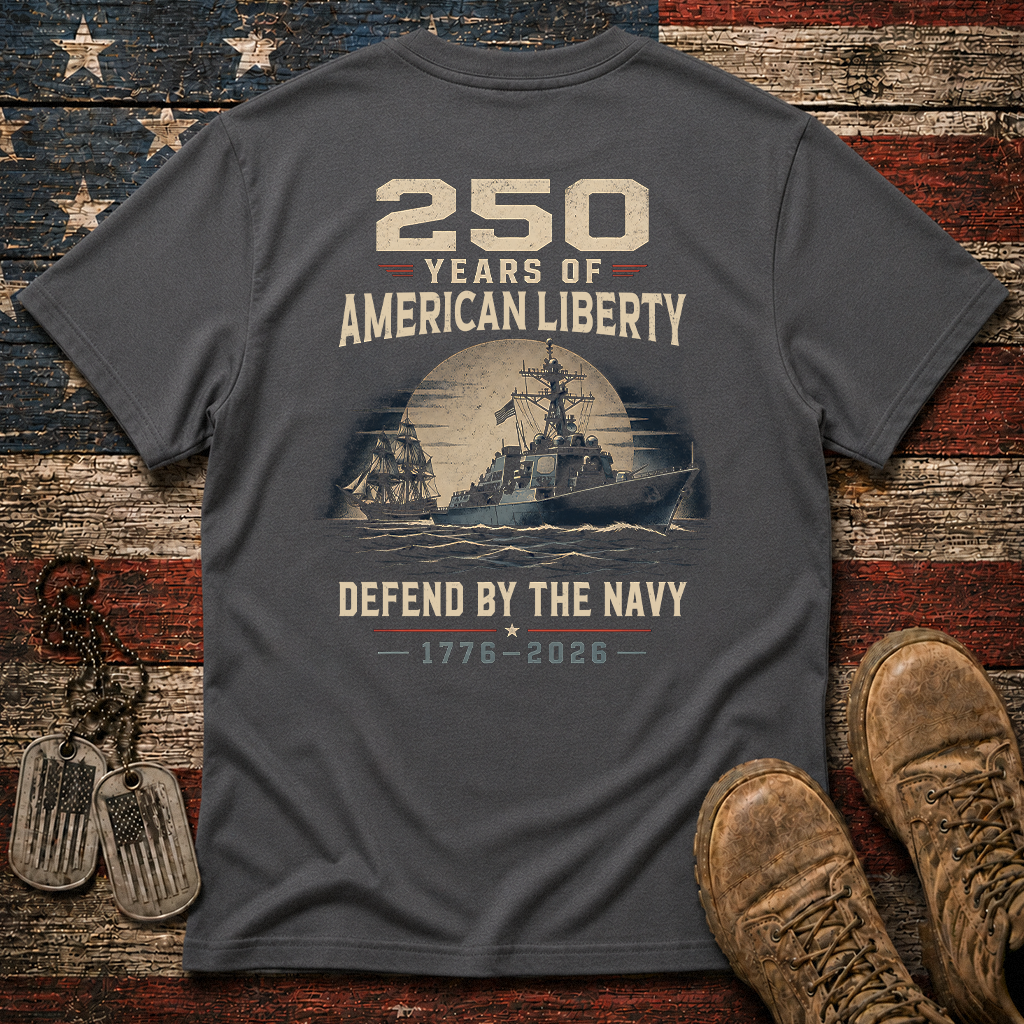 250 Years Of Liberty The Navy Classic Tee