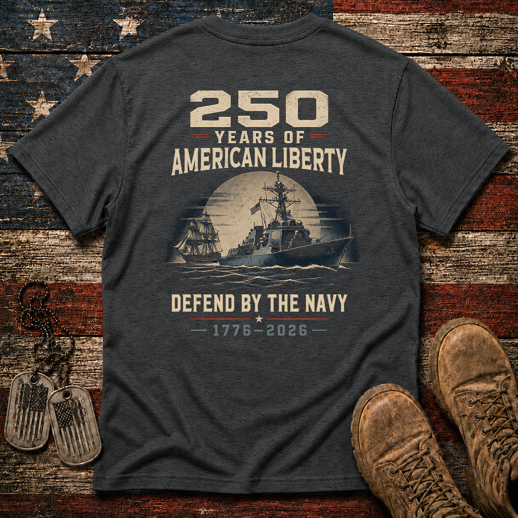 250 Years Of Liberty The Navy Classic Tee