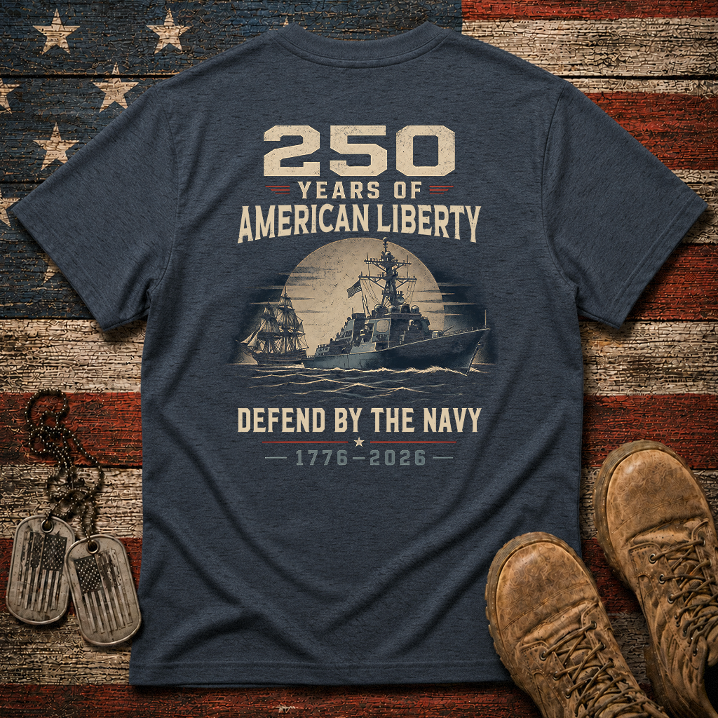250 Years Of Liberty The Navy Classic Tee