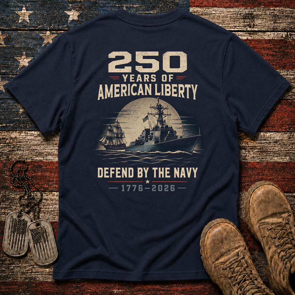 250 Years Of Liberty The Navy Classic Tee