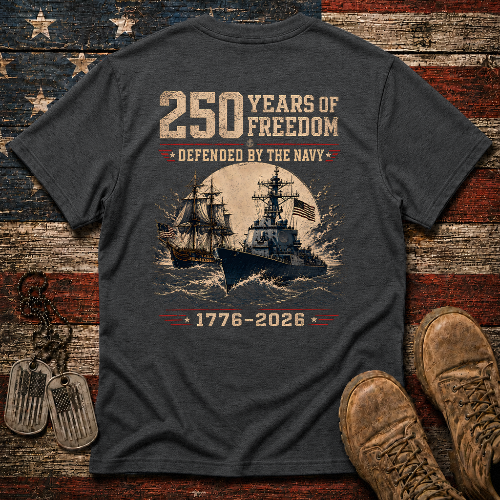 250 Years Of Freedom The Navy Classic Tee