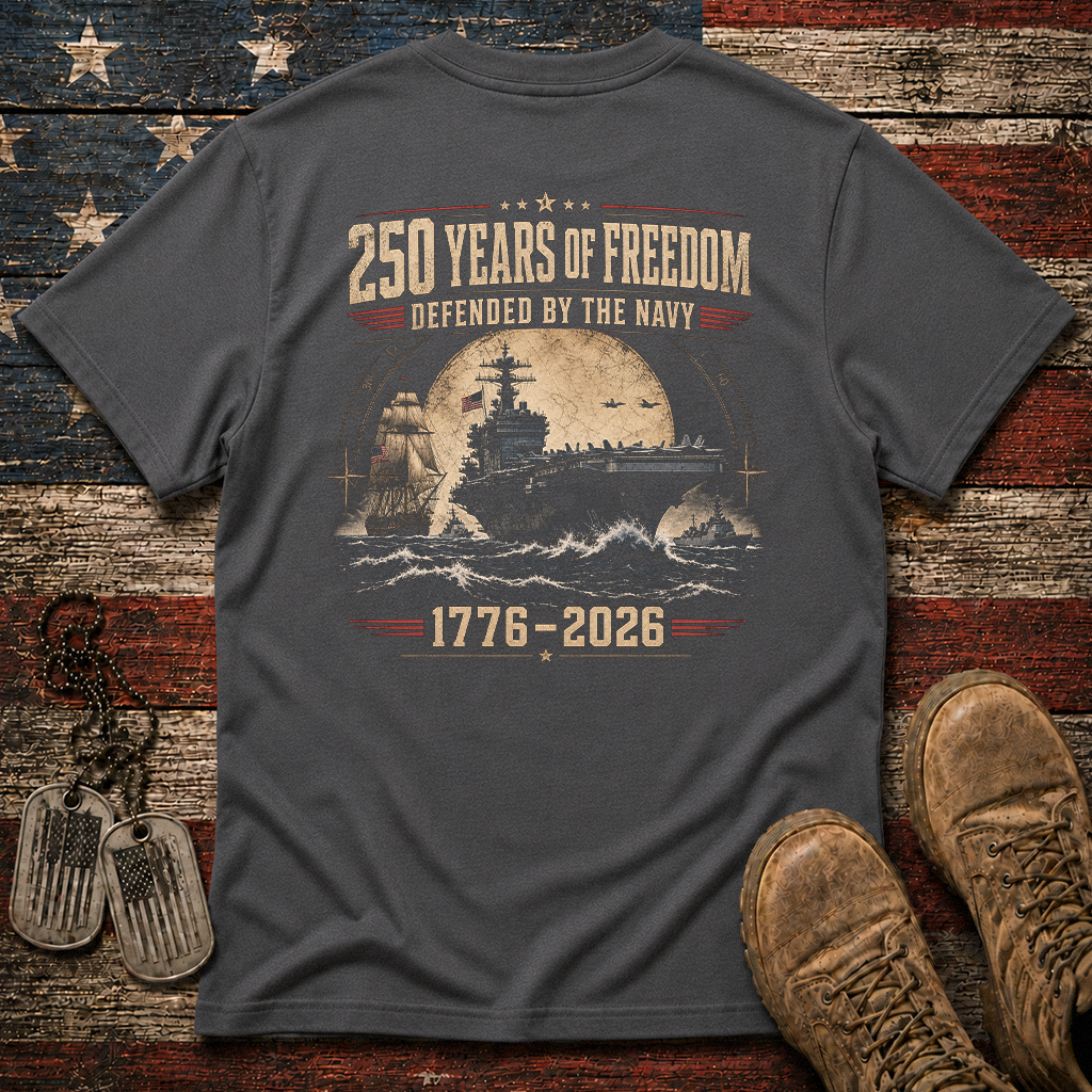 250 Years Of Freedom The Navy Classic Tee