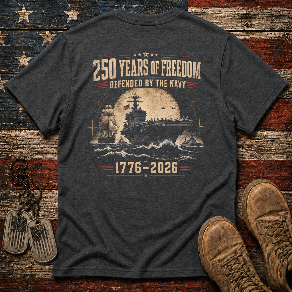 250 Years Of Freedom The Navy Classic Tee