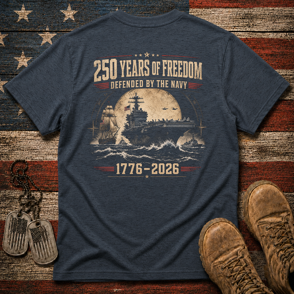 250 Years Of Freedom The Navy Classic Tee