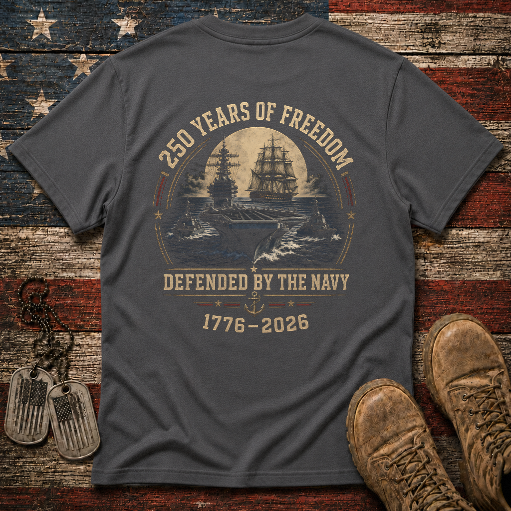 250 Years Of Freedom The Navy Classic Tee