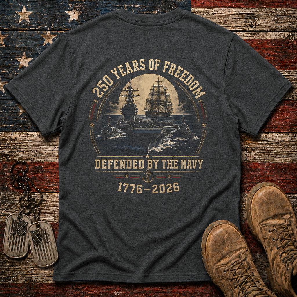 250 Years Of Freedom The Navy Classic Tee