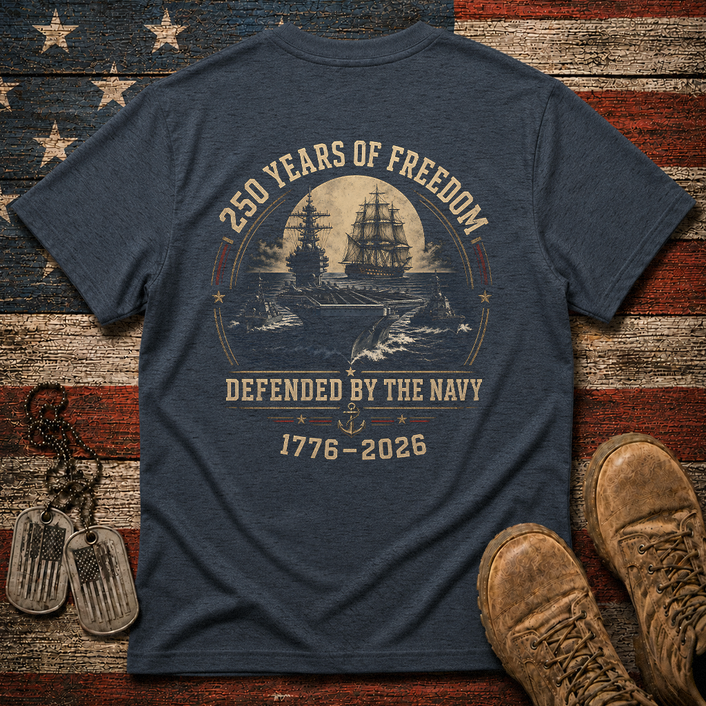 250 Years Of Freedom The Navy Classic Tee