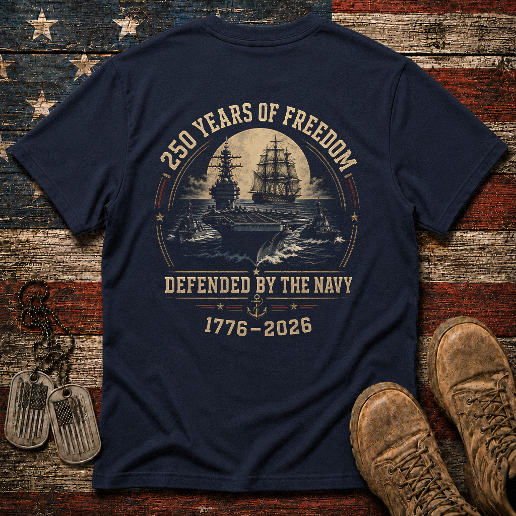 250 Years Of Freedom The Navy Classic Tee