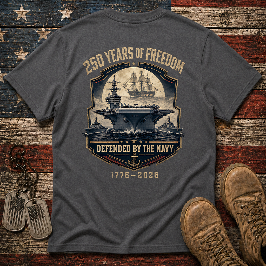 250 Years Of Freedom The Navy Classic Tee