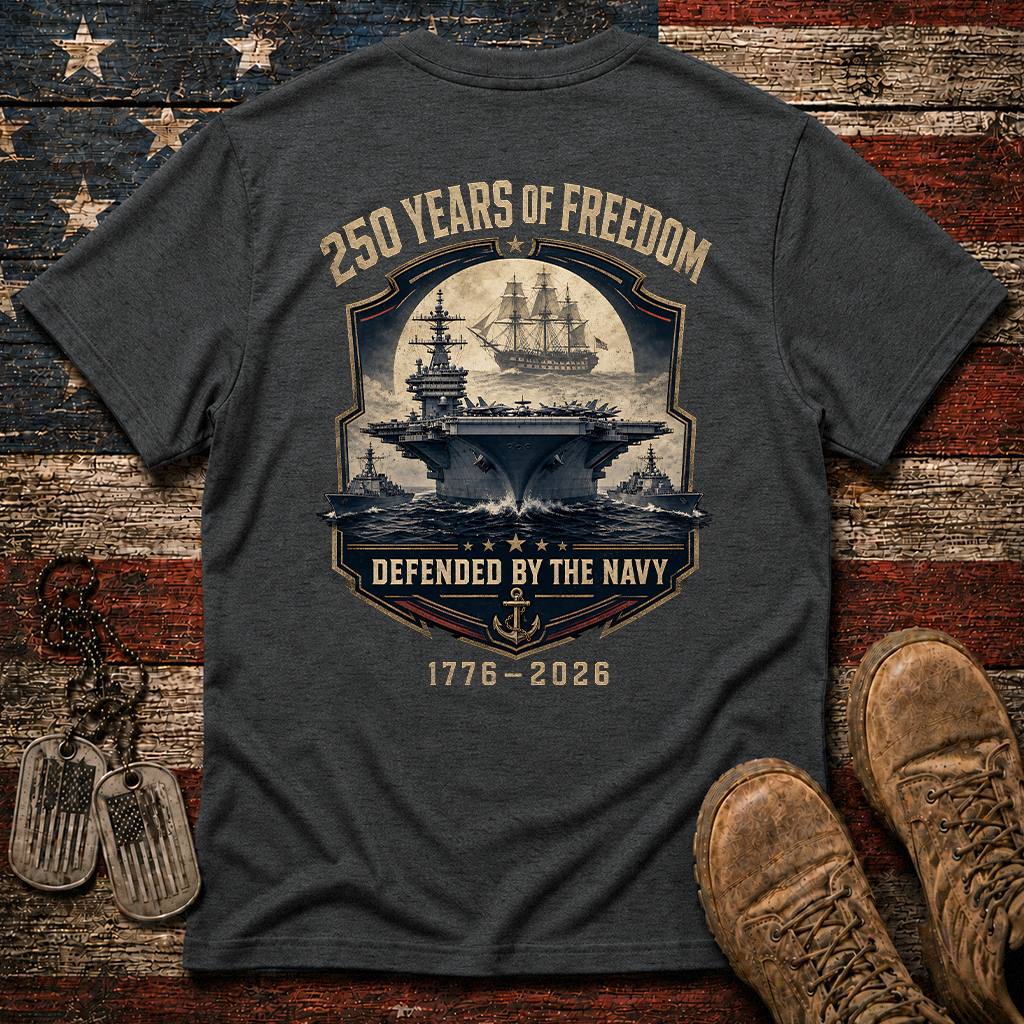 250 Years Of Freedom The Navy Classic Tee