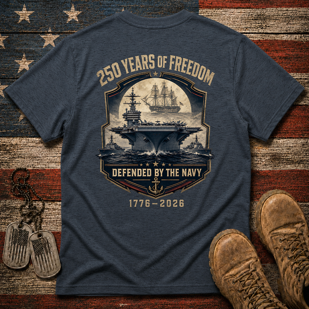 250 Years Of Freedom The Navy Classic Tee