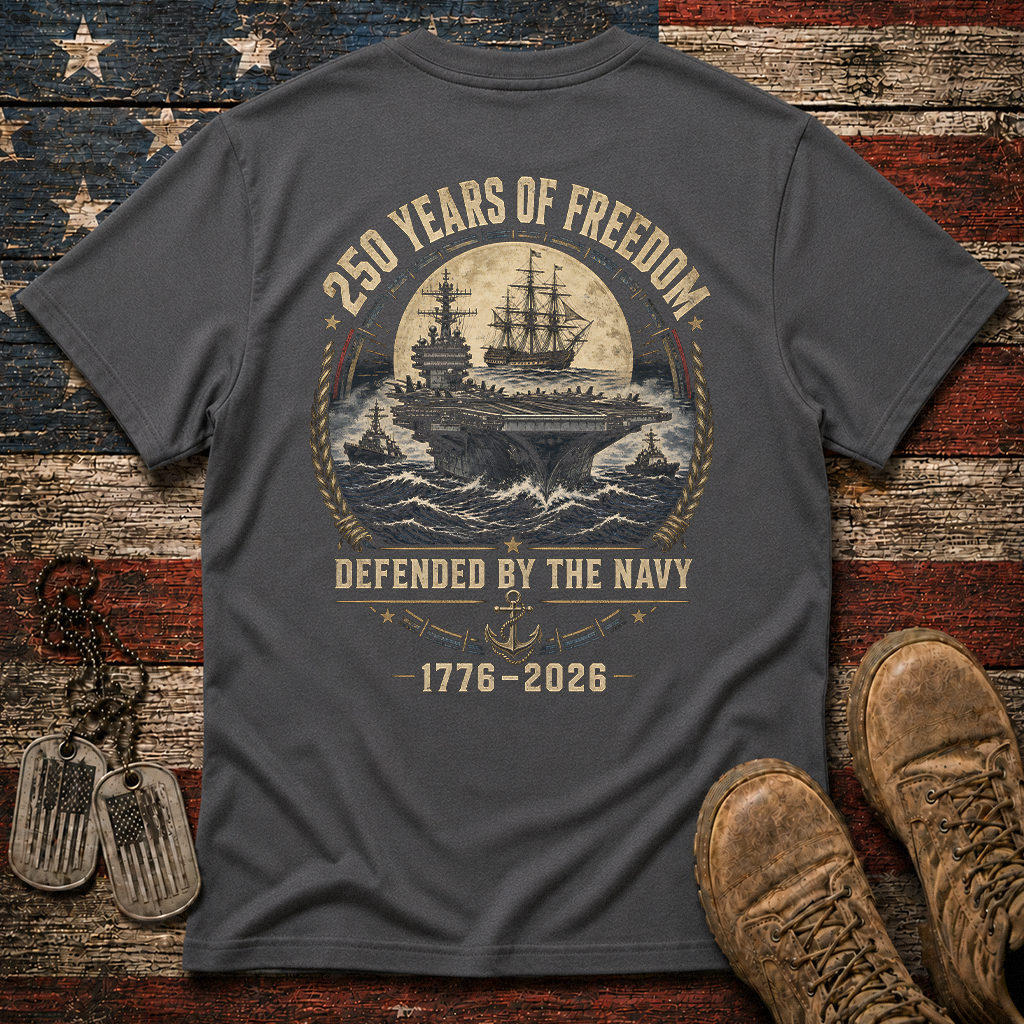 250 Years Of Freedom The Navy Classic Tee