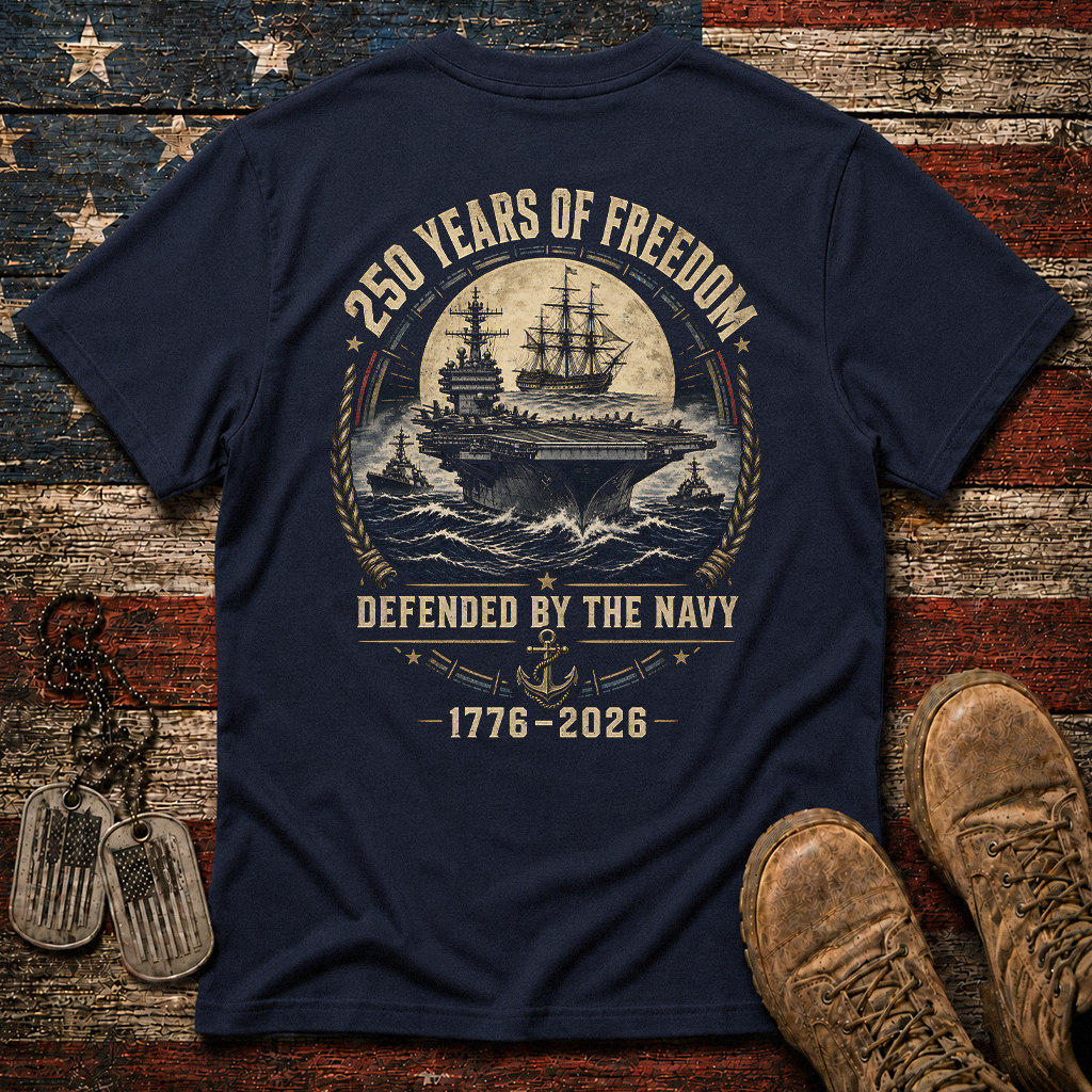 250 Years Of Freedom The Navy Classic Tee
