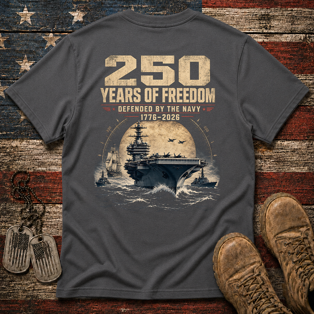 250 Years Of Freedom The Navy Classic Tee