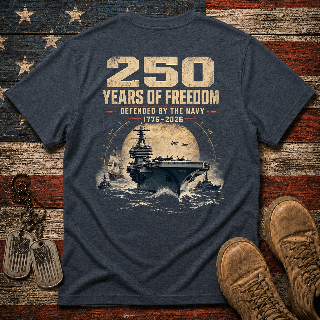 250 Years Of Freedom The Navy Classic Tee
