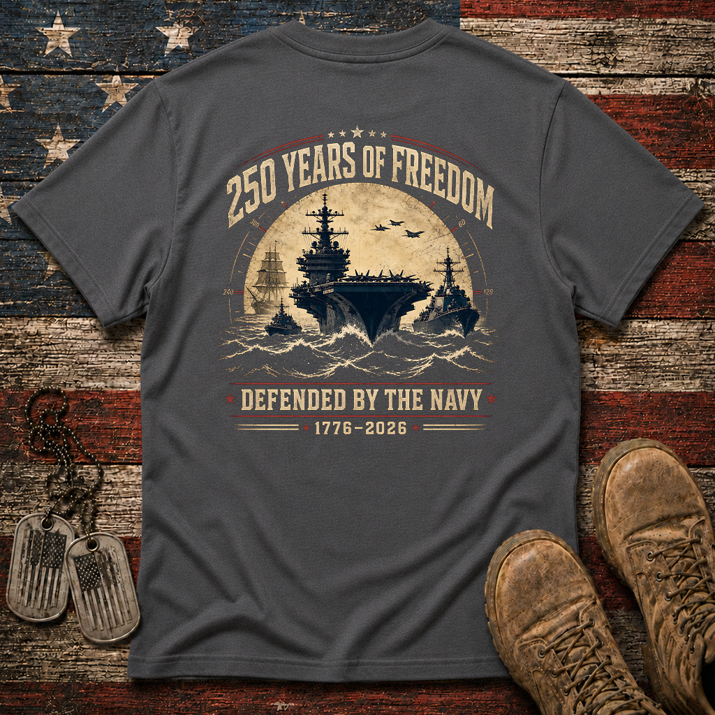 250 Years Of Freedom The Navy Classic Tee