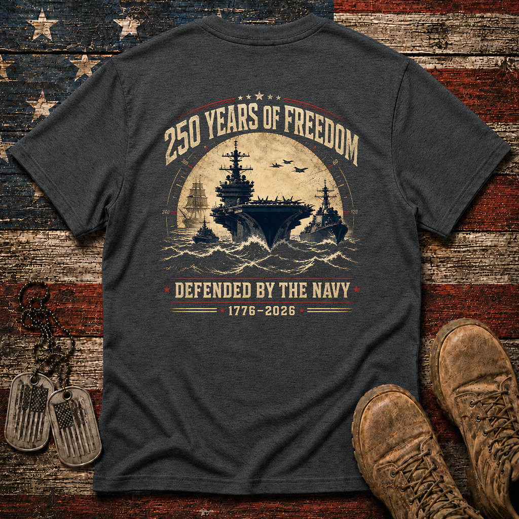 250 Years Of Freedom The Navy Classic Tee