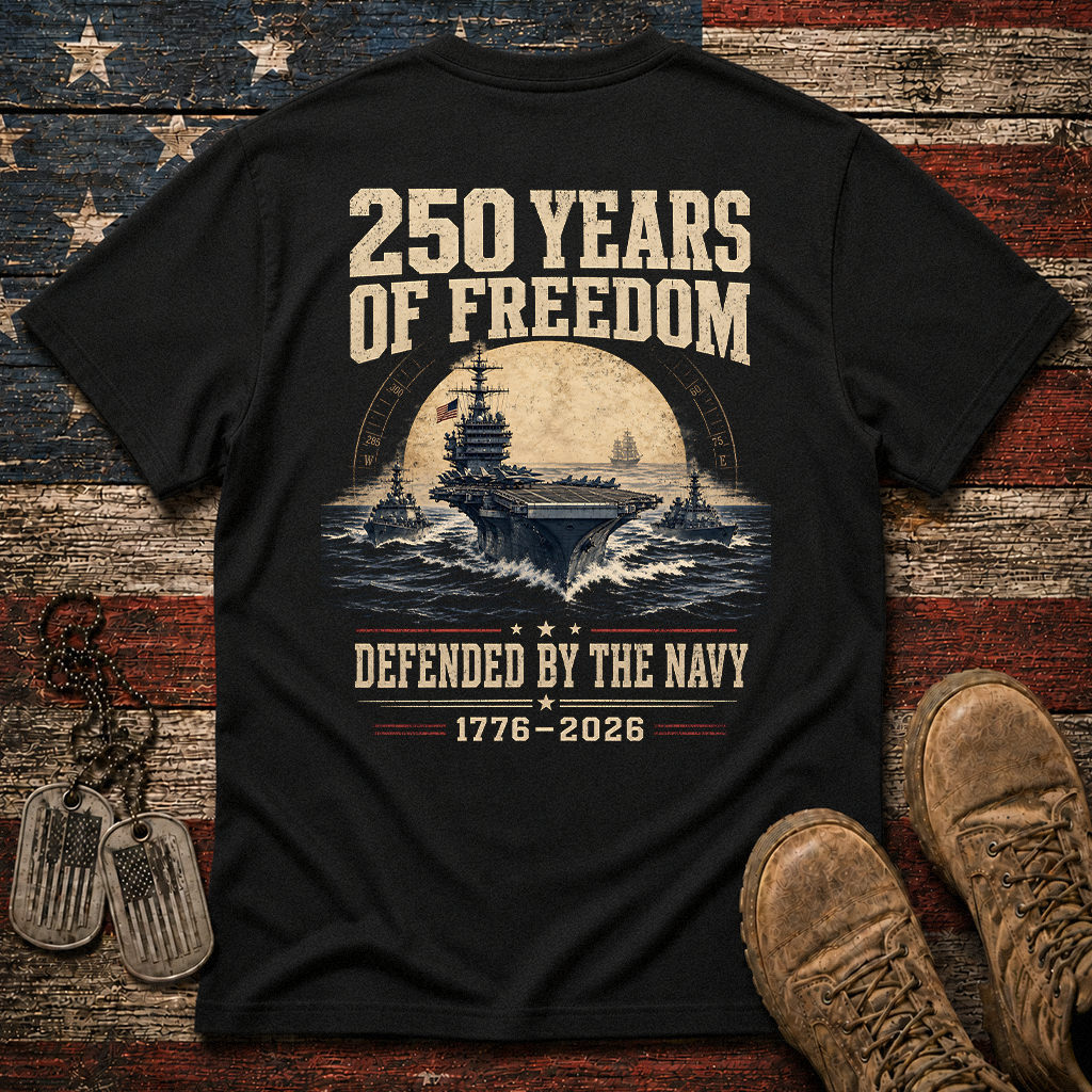 250 Years Of Freedom The Navy Classic Tee