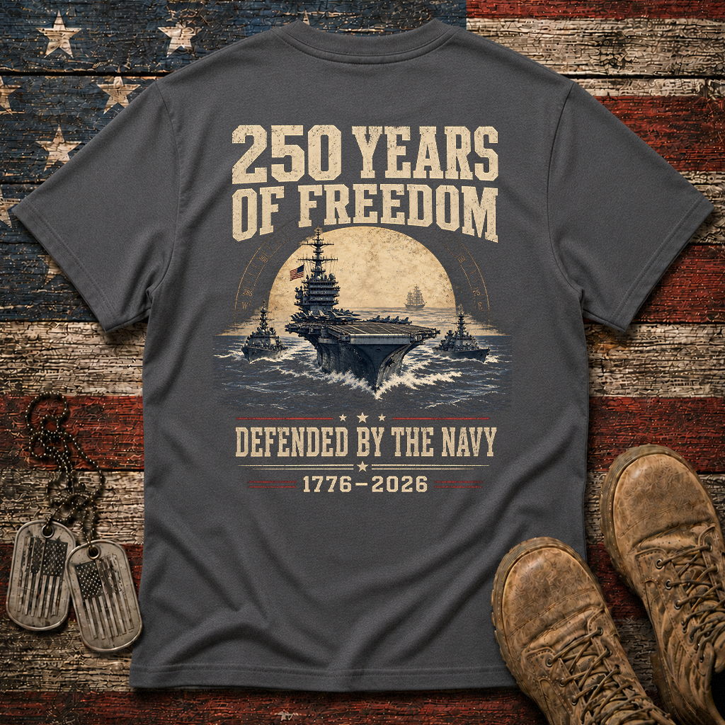 250 Years Of Freedom The Navy Classic Tee