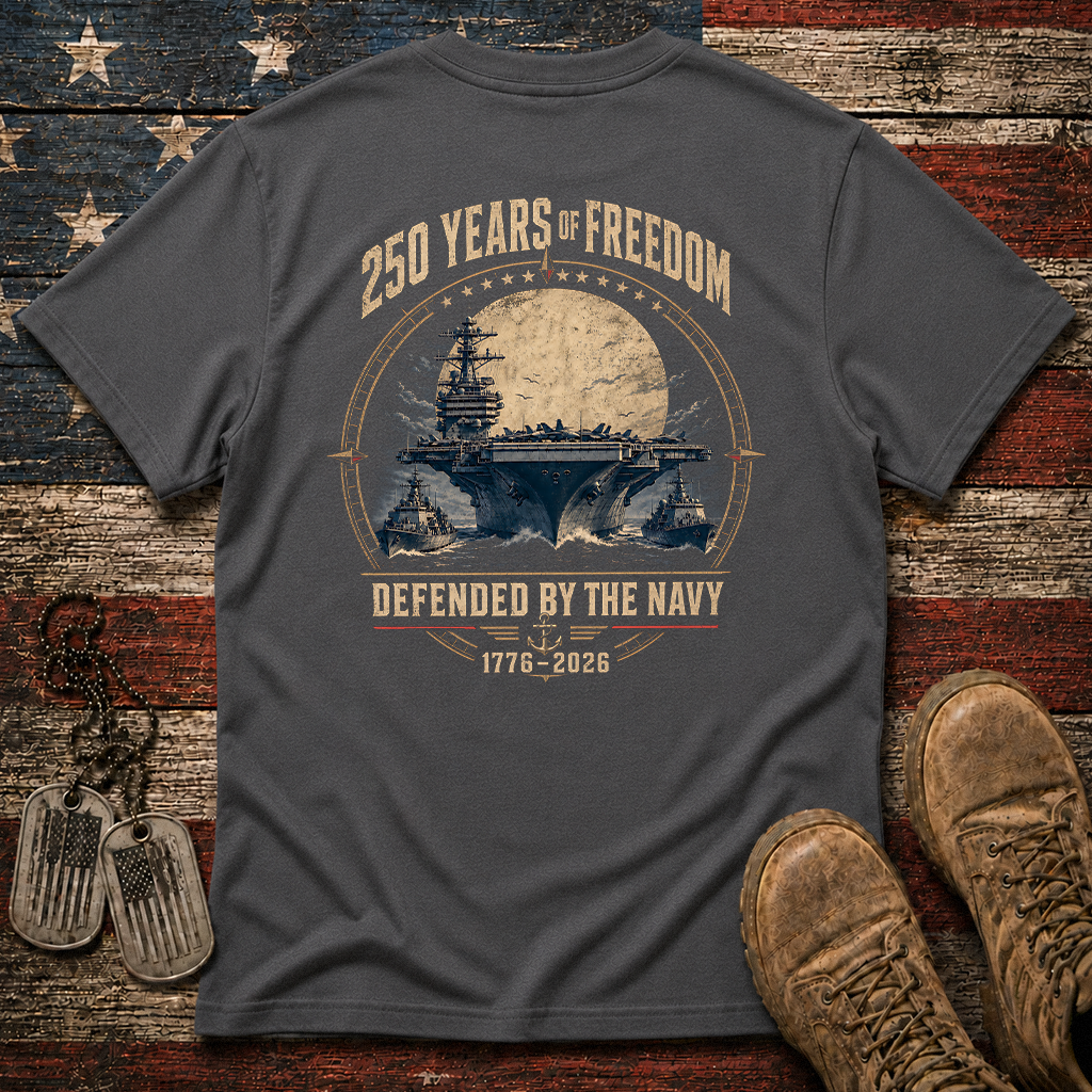 250 Years Of Freedom The Navy Classic Tee