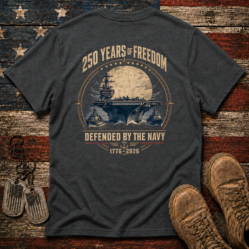 250 Years Of Freedom The Navy Classic Tee