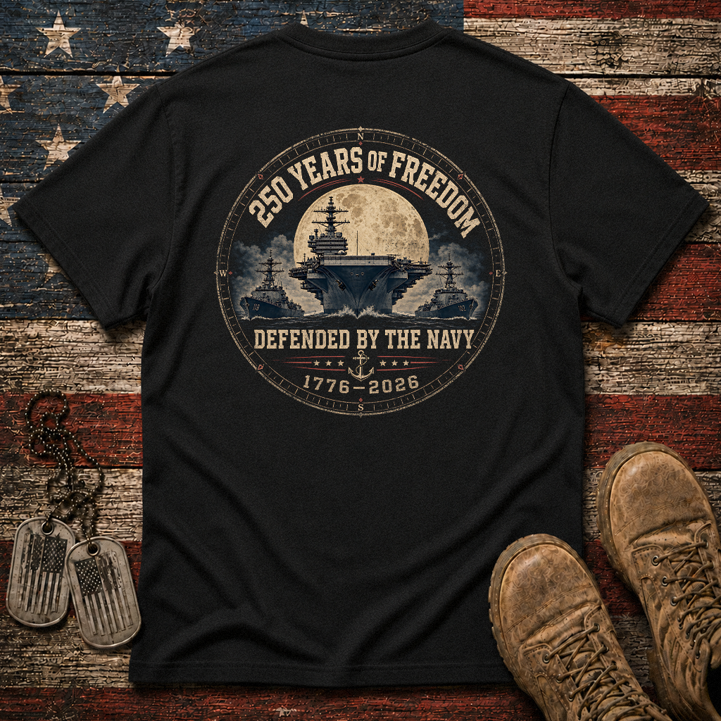 250 Years Of Freedom The Navy Classic Tee