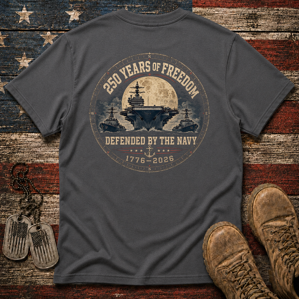 250 Years Of Freedom The Navy Classic Tee