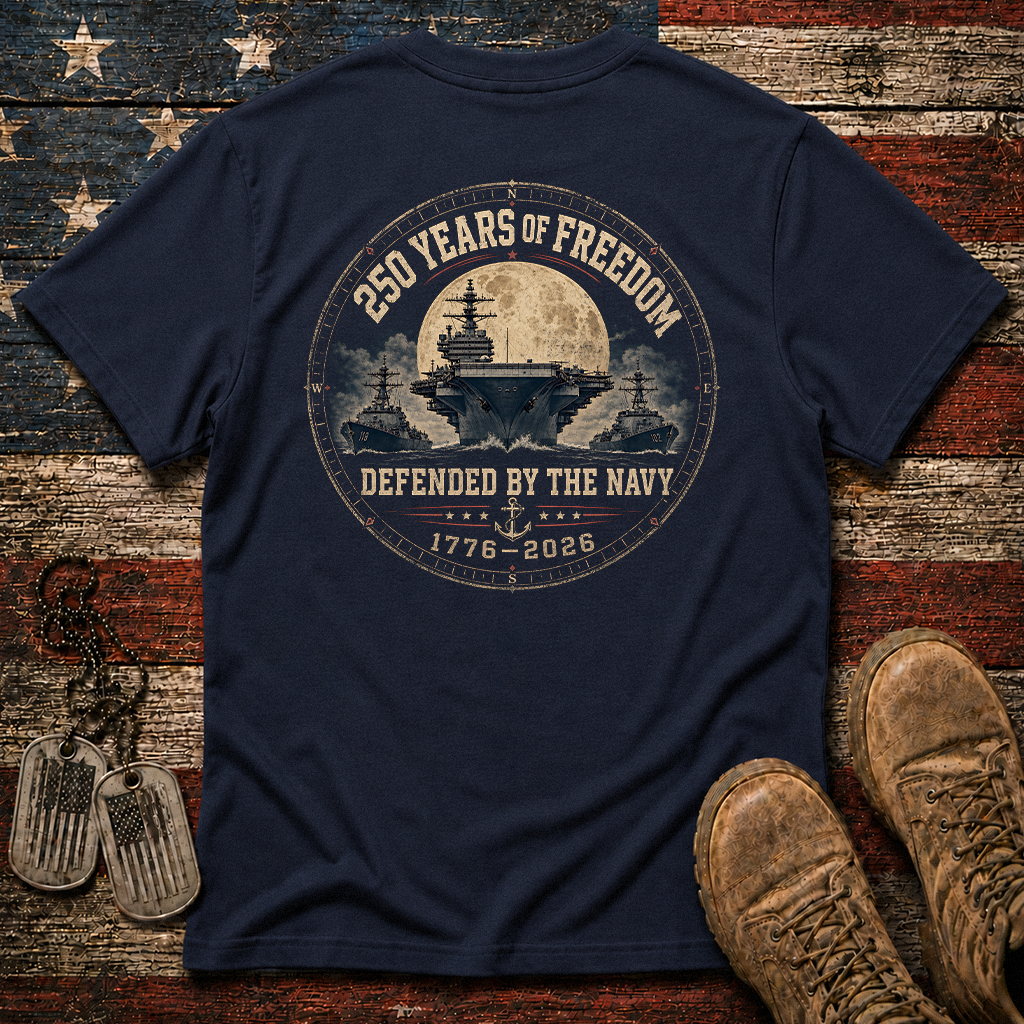 250 Years Of Freedom The Navy Classic Tee